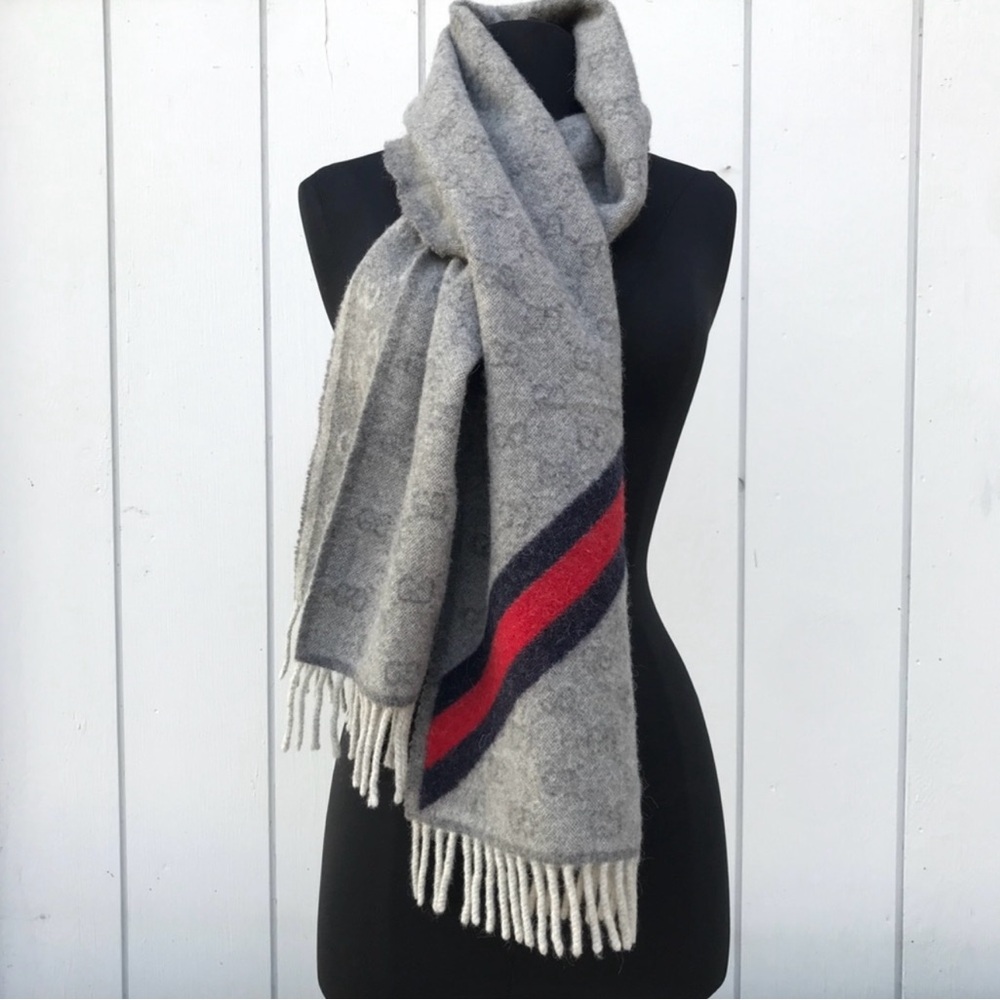 Authentic GG Gucci Monogram Scarf